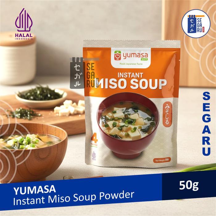 Yumasa Japanese Miso Soup Instant | Sup Miso Jepang Halal 50gr