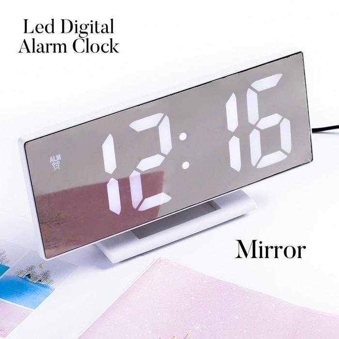 Jam Meja Dinding Digital Led Weker / Digital Alarm Clock Count down Count up Lampu Tidur Stop Watch 