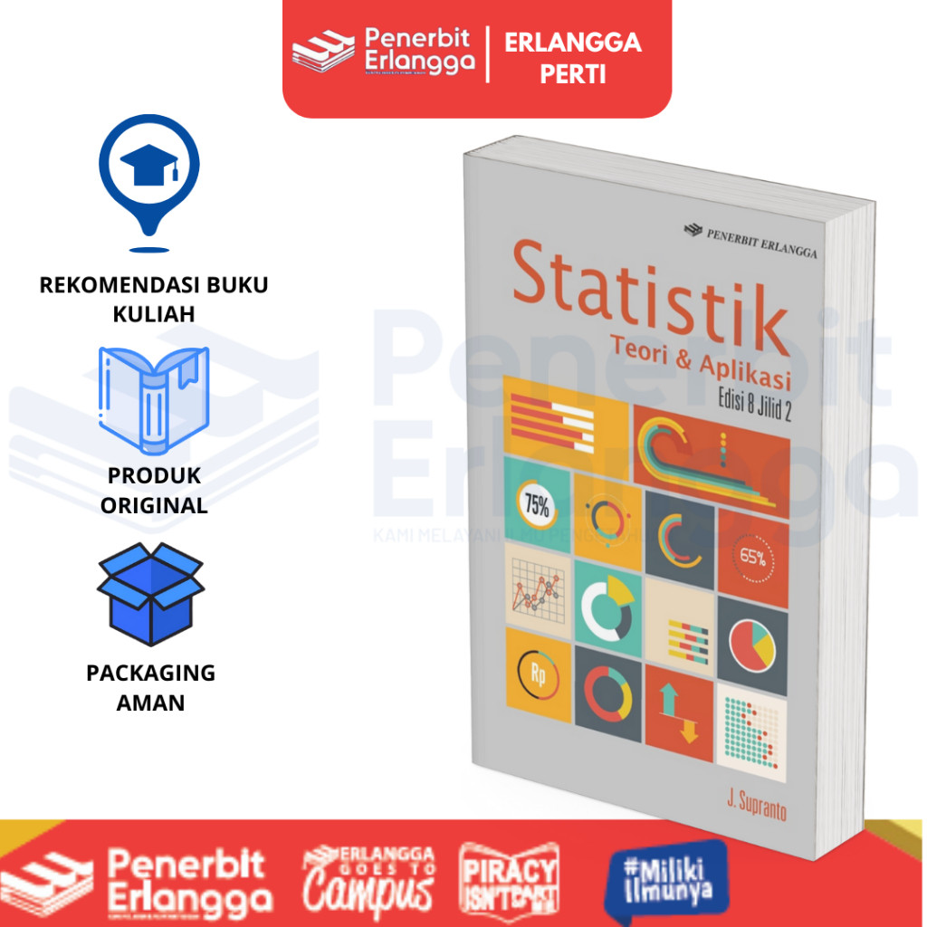 [Erlangga] Statistik Jilid 2 Edisi 8 - J Supranto