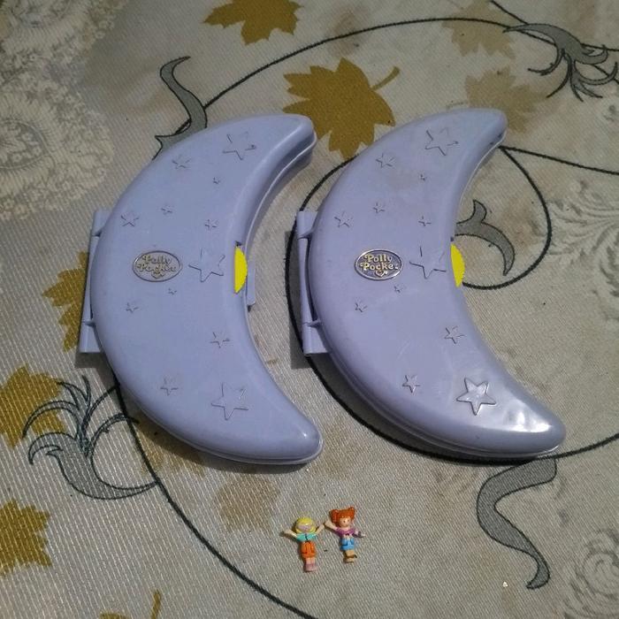 PollyPocket Moonride Pencil Case Bluebird Vintage Rare