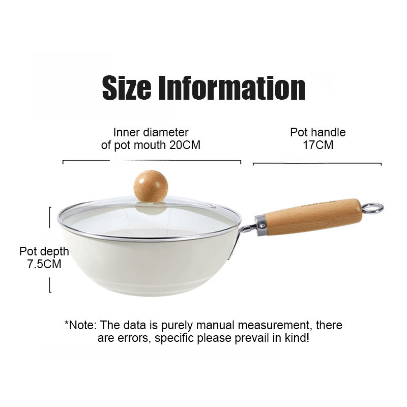 Household Ceramic Cookware Multifunctional Natural Induction Frying Pan Ceramic Frying Pan