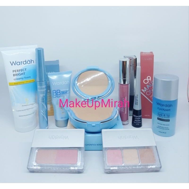Wardah Paket Make Up Lengkap/ Wardah Make up Komplit/ Make Up Parsel/ paket makeup parsel seserahan 