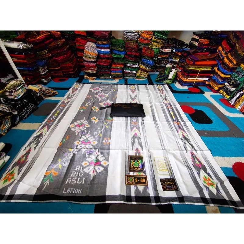 Promo Sarung Lamiri Songket MGT S90 ASLI Sutra Bisa COD