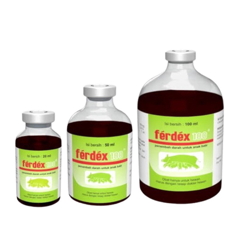 FERDEX 100ML INJEKSI MEDION OBAT ANAK BABI PENAMBAH DARAH ZAT BESI ANTI ANEMIA PADA ANAK BABI