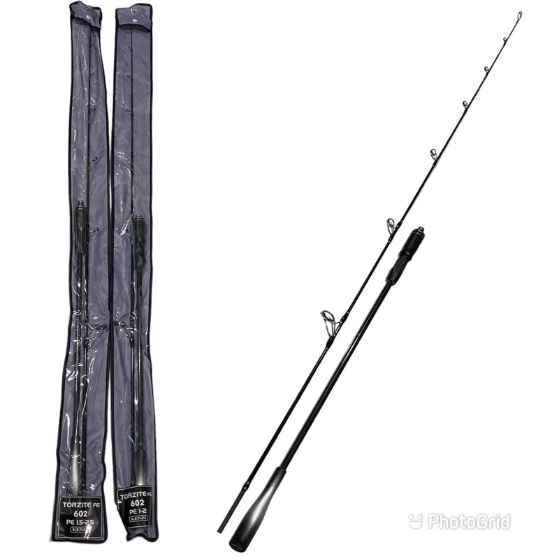 Joran Pancing Jigging Carbon Solid Kenzi Torzite / Galaxy Harga Sudah Packing Pipa