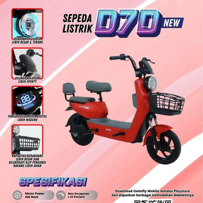 SEPEDA LISTRIK E-BIKE U-WINFLY UWINFLY DRAGON FLY 7 DRAGONFLY 7 DF7