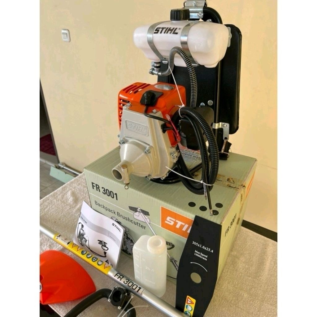 mesin potong 2 tak Fullset Mesin Potong Rumput FR3001 STIHL / Brush Cutter Stihl FR3001 Original Kom