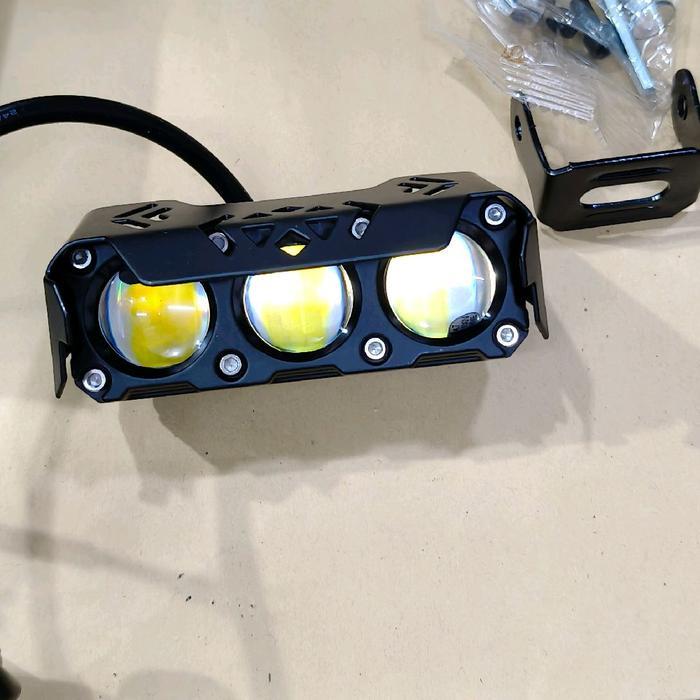 Lampu SQL 3 Q9 3 Lensa Putih Kuning