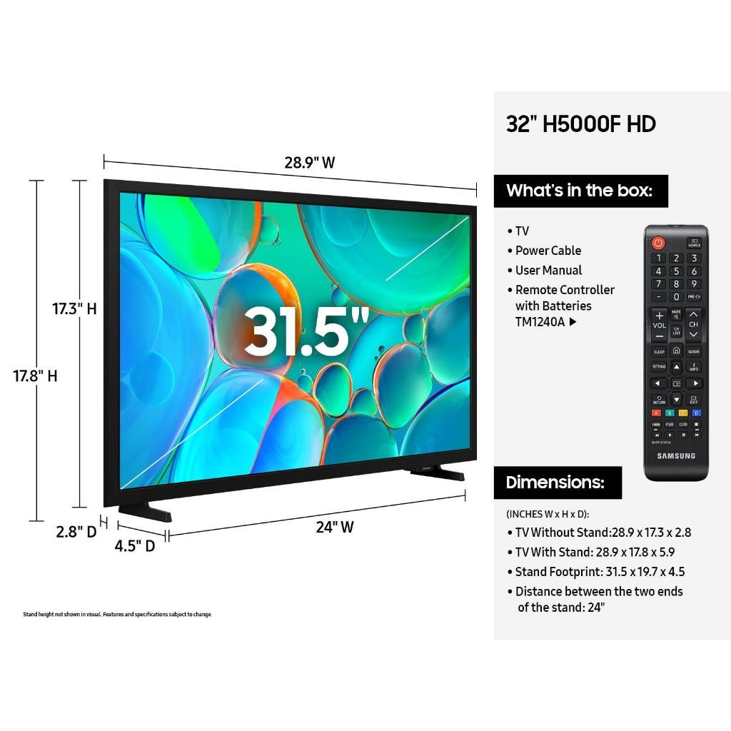 SMART TV SAMSUNG 32 INCH H500F TV ANDROID SAMSUNG 32' H5000F GARANSI RESMI SEIN