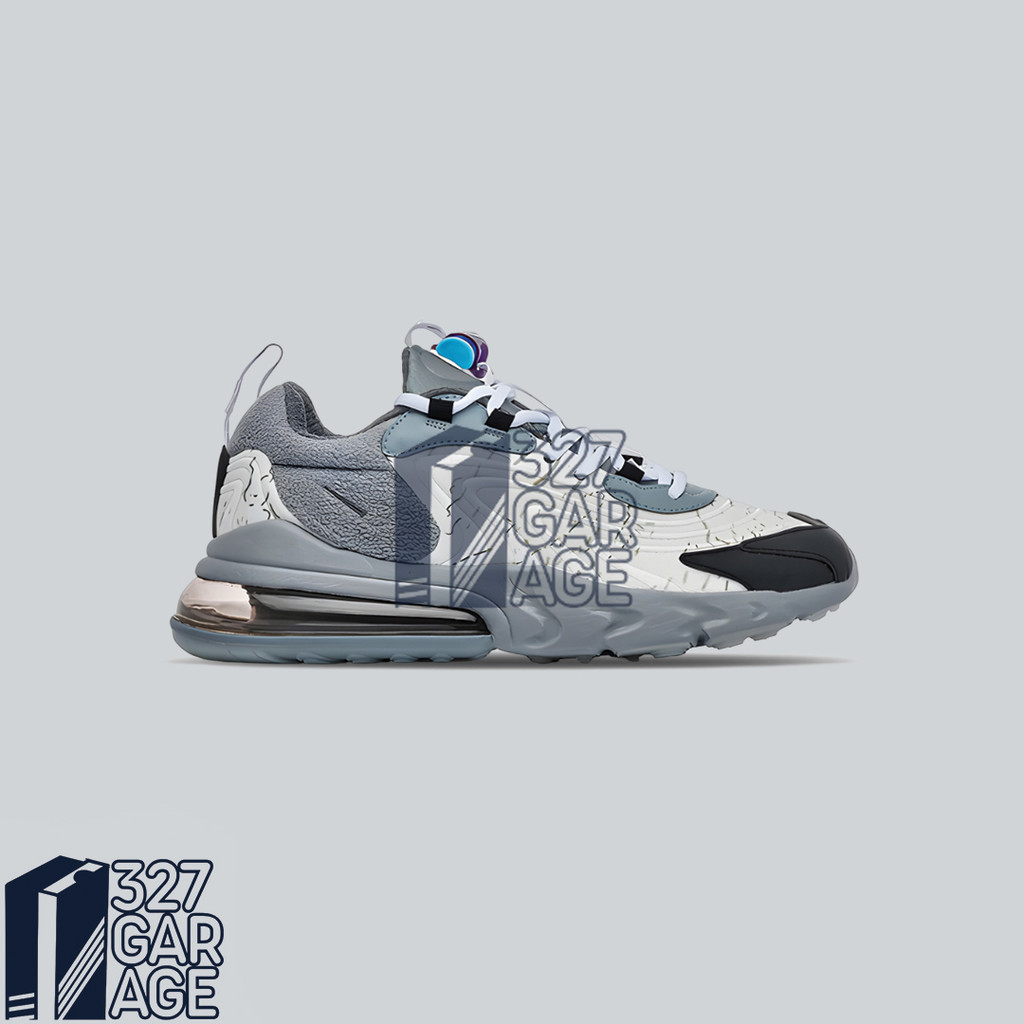 Sneakers Nike Air Max 270 React Travi Scott Cool Grey Original BNIB Unisex