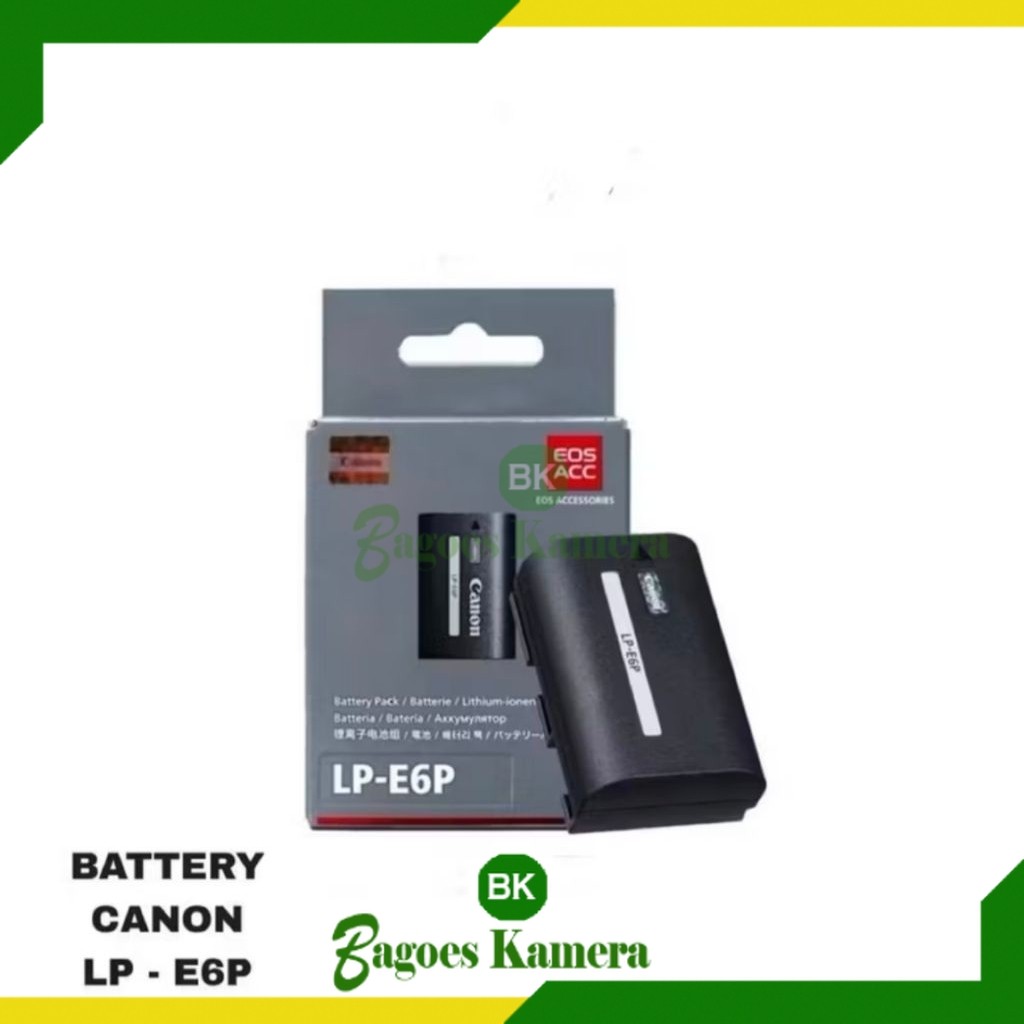 [BK] Baterai Canon LP E6P LP e6 Original  For Canon Charger Canon LC E6