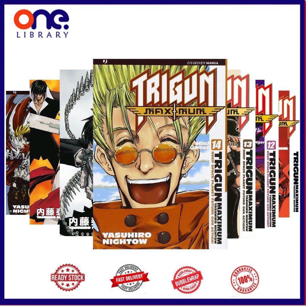 Komik Trigun Maximum (14 book series English)