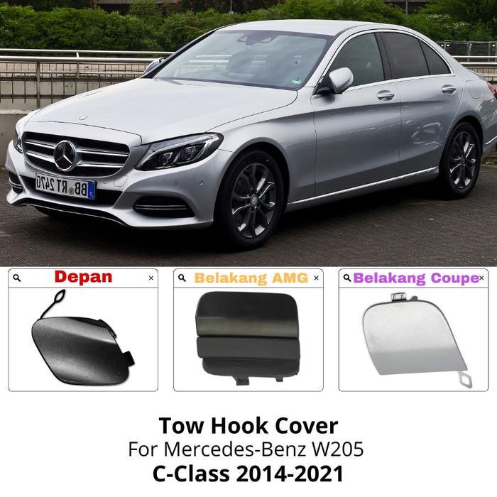 Lubang Towing Mercy W205 Bumper Tow Derek Cover Mercedes C200 C300
