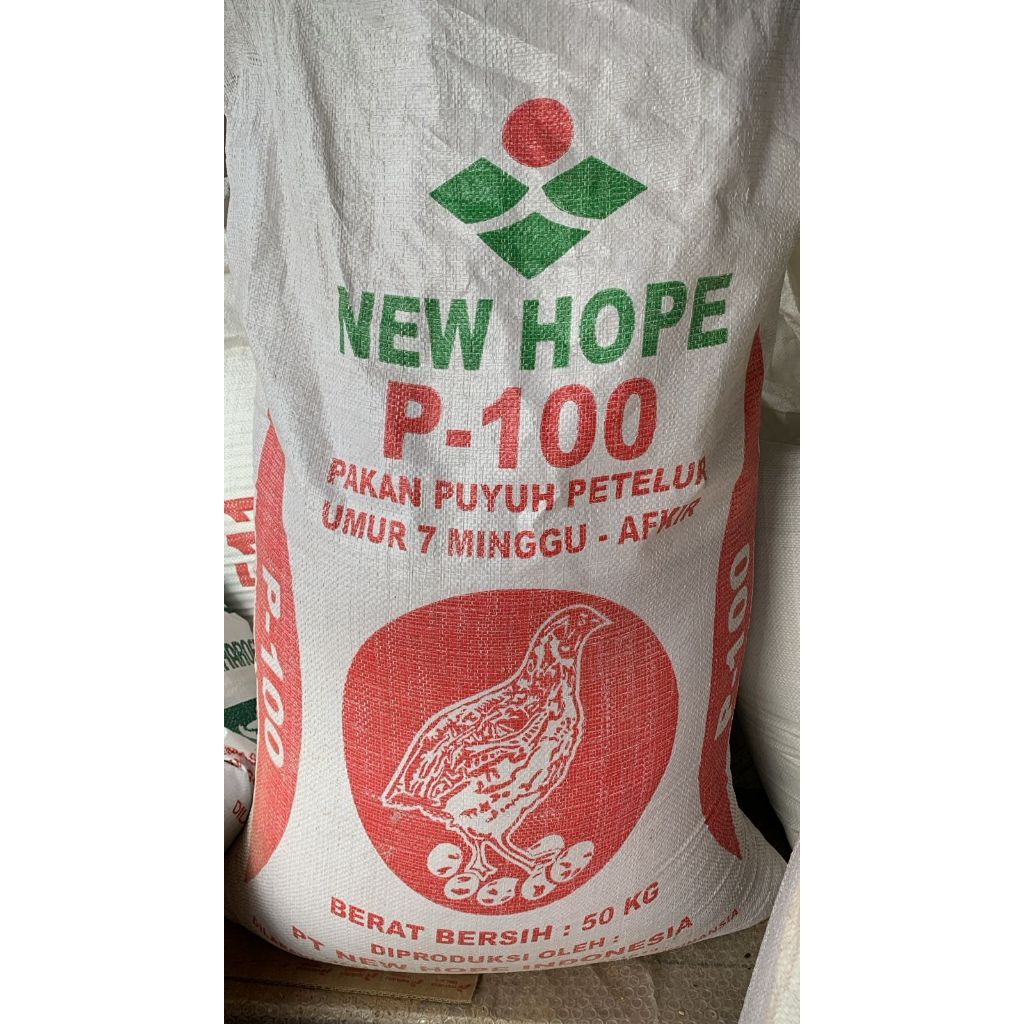 Pakan Puyuh Petelur New Hope P100 1Kg 500g