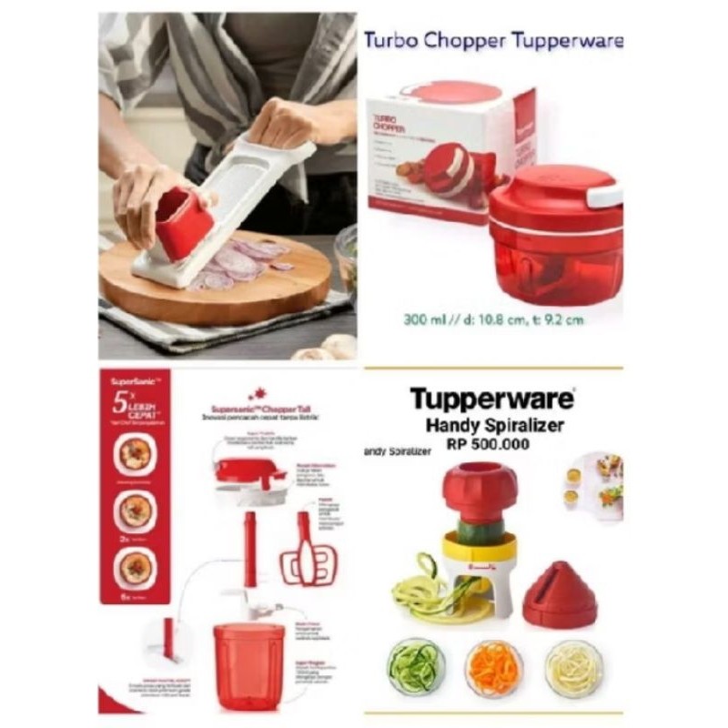 Tupperware PROMO mando,handy spiral,Grater