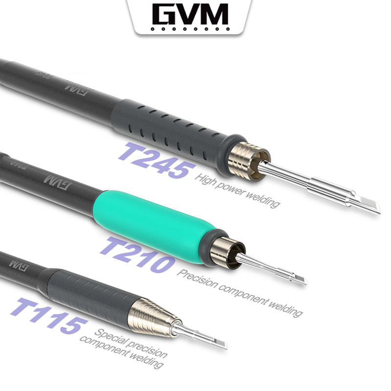 Original Gagang Solder GVM C210 T210 6 Pin - Handle Solder T210 6 Hole