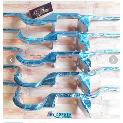 foot step besi barstep depan rxking new peredam repro cetakan sesuai OriginaL rx king