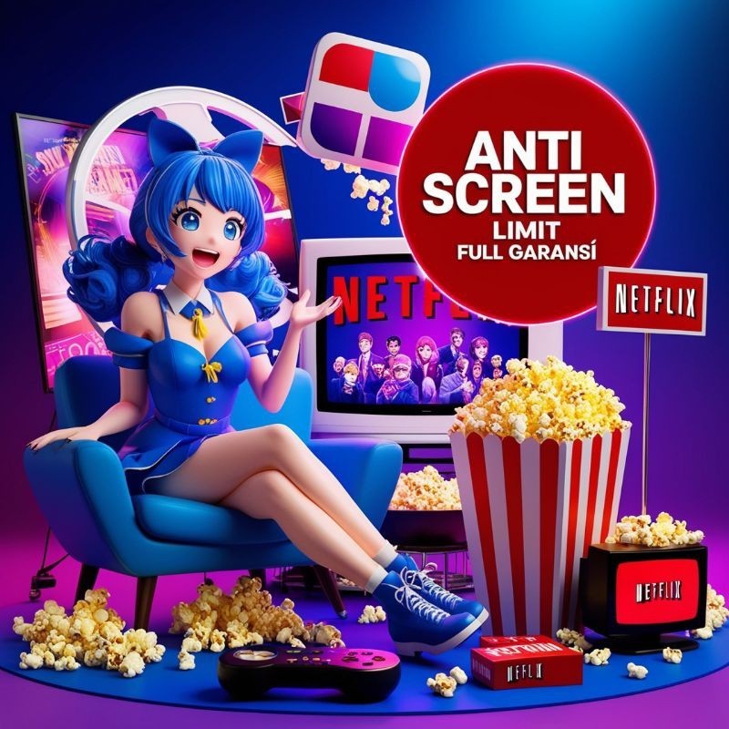 NETFLIX PREMIUM ANTI SCREEN LIMIT FULL GARANSI