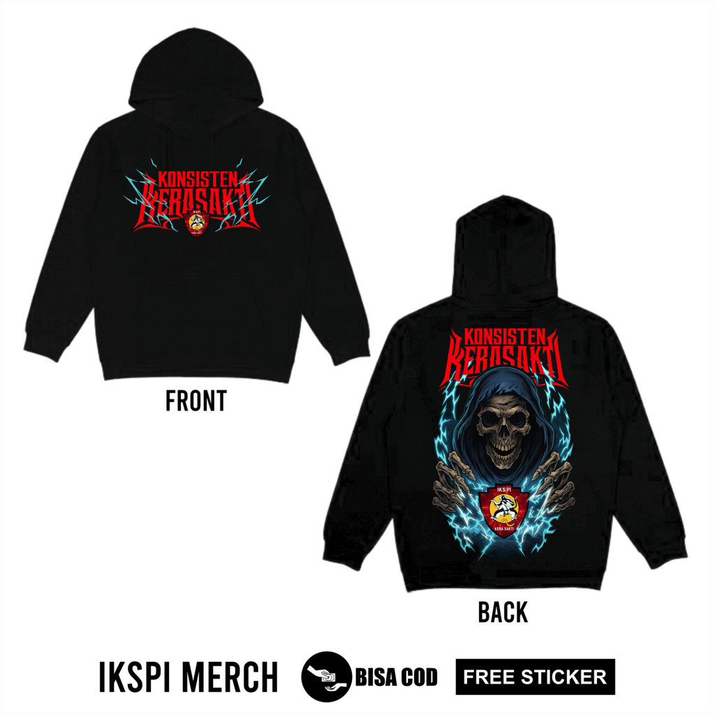 HOODIE IKSPI KONSISTEN KERA SAKTI HOODIE IKSPI PEMOEDA BERBAYANG KERA TERBARU - HOODIE KERA SAKTI - 