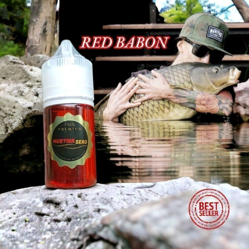 30 ML -  RED BABON Essen Oplosan Ikan Mas Galapung Dan Lomba