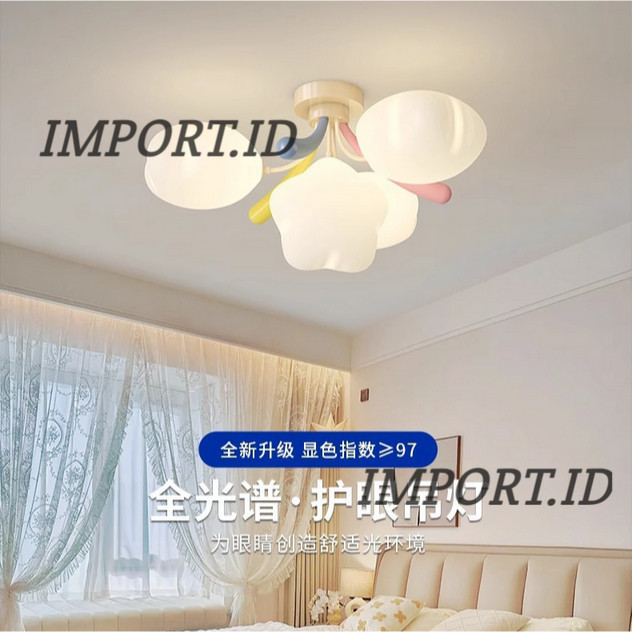 (IMPORT.CO) Lampu Plafon LED Dekorasi Lampu kamar tidur utama lampu plafon kartun lucu hias kamar an