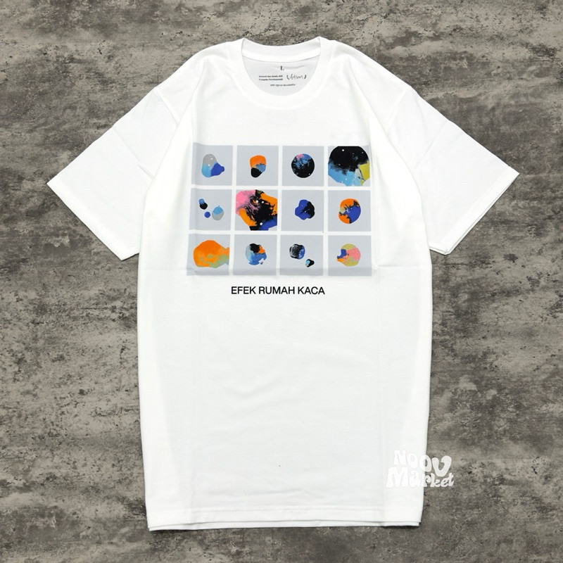Efek Rumah Kaca - Rimpang Tshirt - White |Merchandise