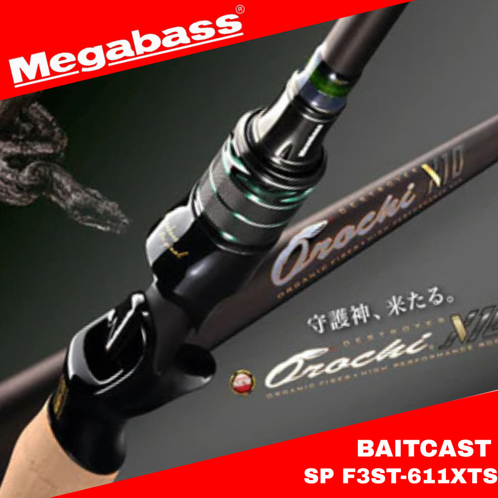 Megabass Baitcasting Rod Orochi X10 SP F3ST-611XTS (9789)