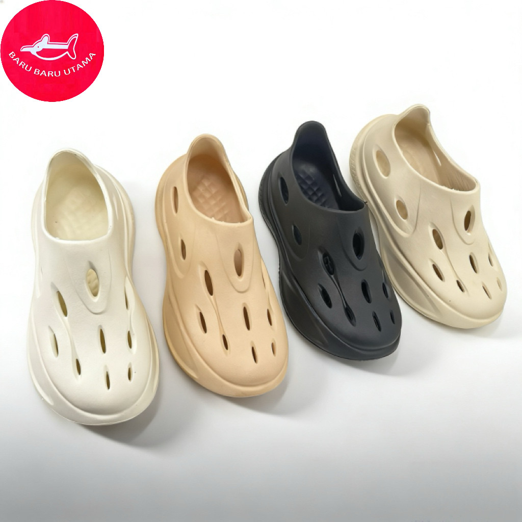 BARU BARU MALL  40-45 Sandal Sepatu Olahraga Luar Ruangan Pria Sendal Slip on Sepatu Sandal Pria Bah