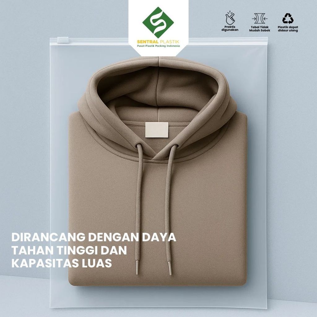 HARGA DISTRIBUTOR ZIPLOCK Ukuran 30x40 Isi 75 pcs TEBAL Ketebalan 160 Micron Kantong Zipper Storage 