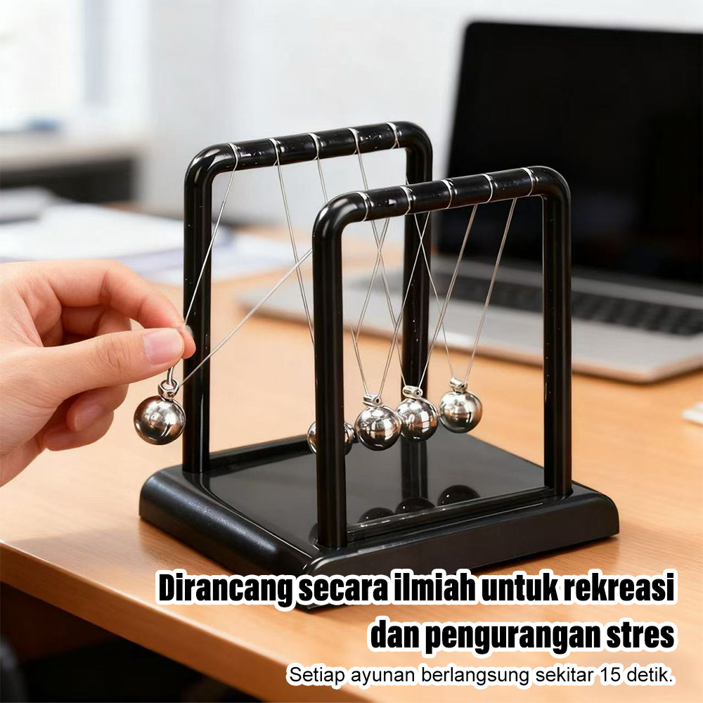 Newton's Cradle Pajangan Meja Pendulum Newton Hiasan Meja Model