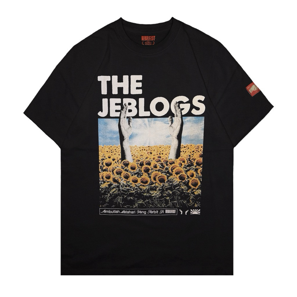 The Jeblogs "Live Rebelfest 2025" Kaos Katun M-2XL