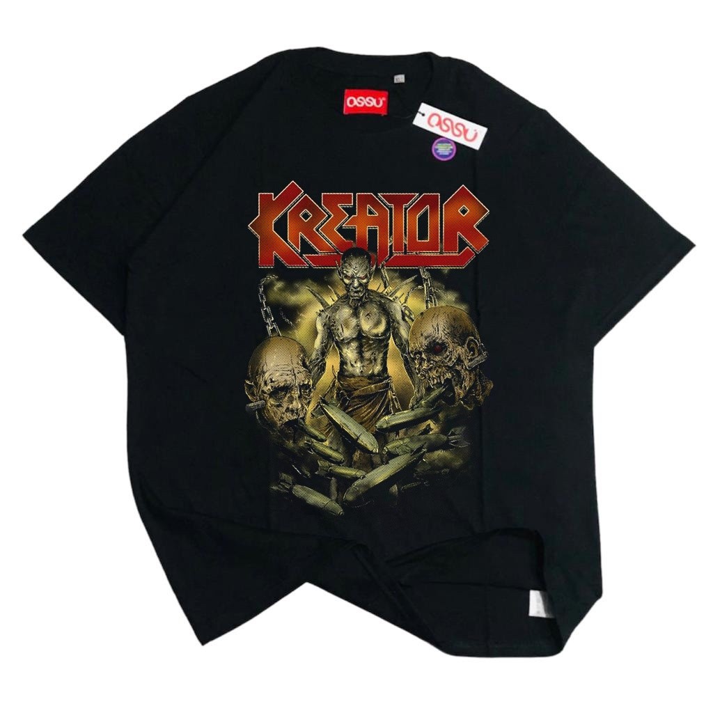 Ossu Tshirt Kreator Band | Kaos Band Kreator | Kaos Band Metal Kreator
