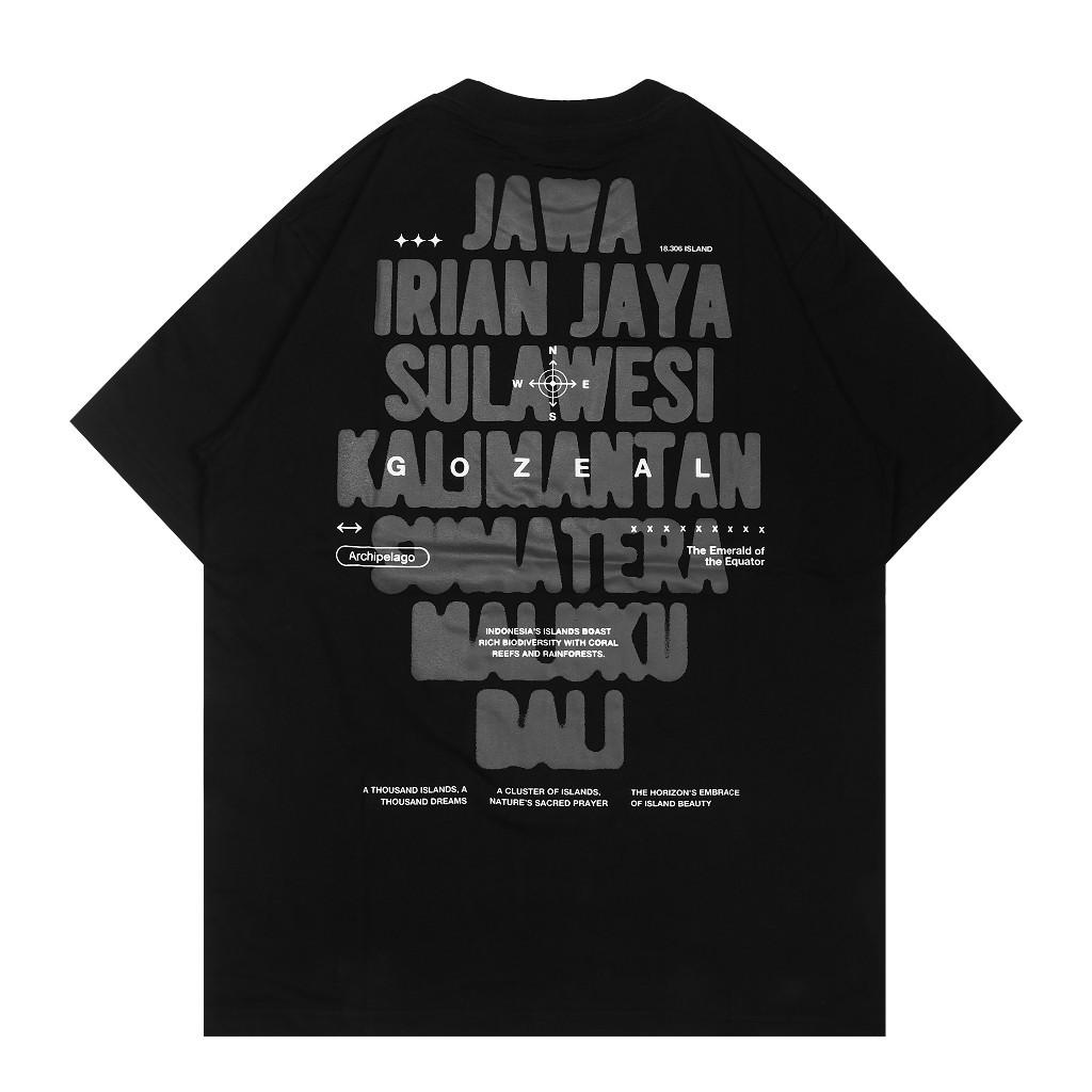 Gozeal | Tees Reguler | Coral Kaos Pria