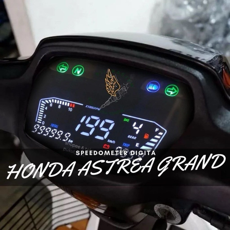 SPEEDOMETER SPIDO DIGITAL LED MOTOR HONDA EX90 AETREA GRAND
