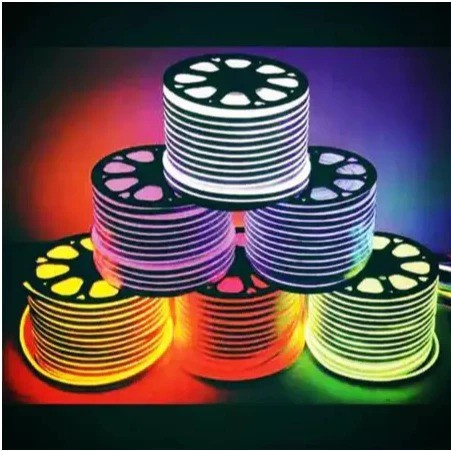 LAMPU LED NEON FLEX ( 1 ROLL 100 METER )  SELANG 220V METERAN FLEXIBLE SIGN STRIP OUTDOOR INDOOR LAM