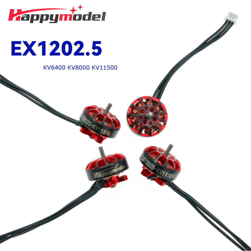 HappyModel 1202.5 6400KV 8000KV 11500KV 2-3S FPV Brushless Motor CW CCW For RC FPV 2.5in 3in Freesty