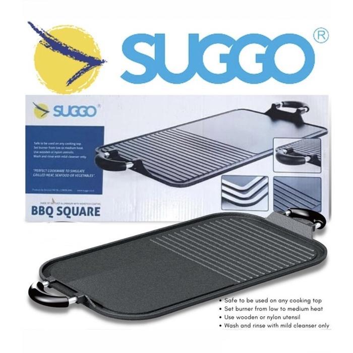 PROMO  Suggo BBQ Multi Grill Pan / Wajan / Pemanggang / Alat Panggang Daging BBQ Serbaguna Anti Leng