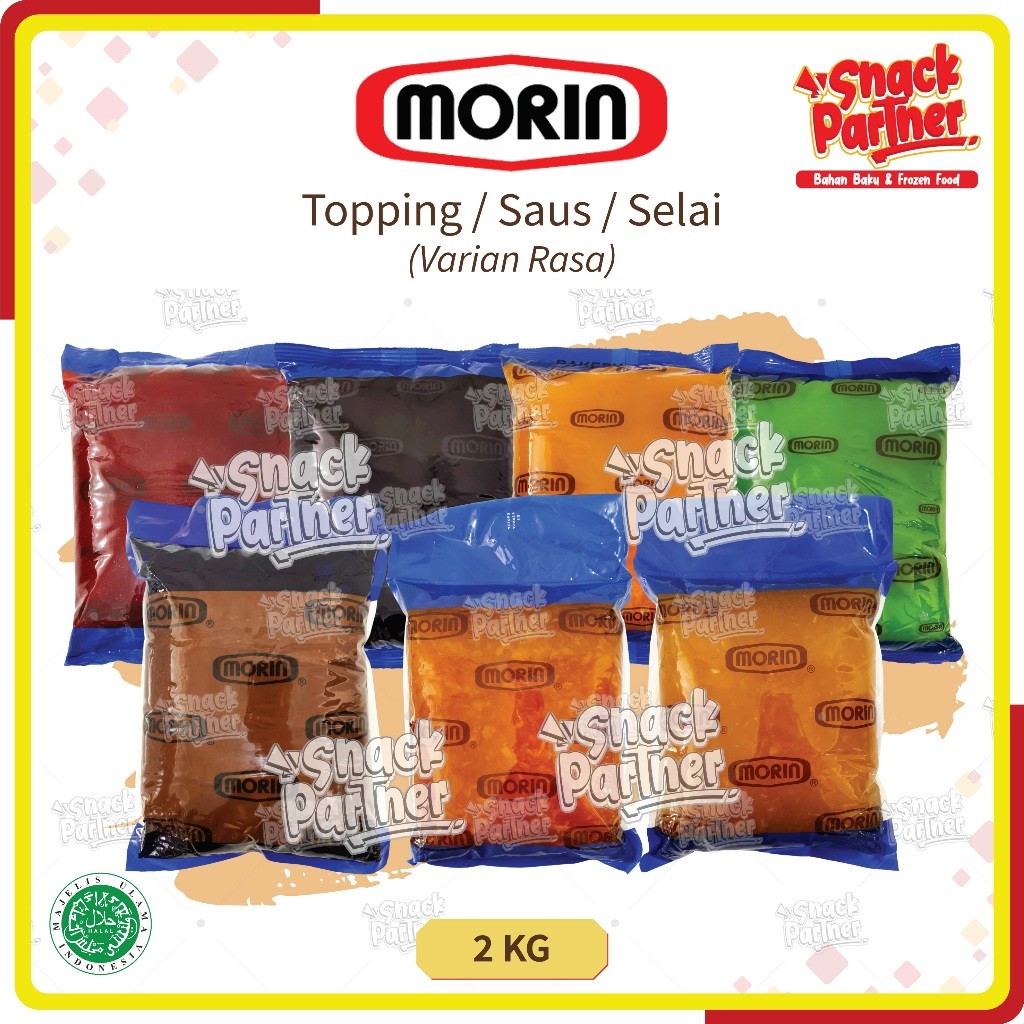 MORIN SELAI 2 KG - Topping Isian Spread Jam Strawberry Blueberry Nanas Srikaya Kaya Pandan Coklat Ch