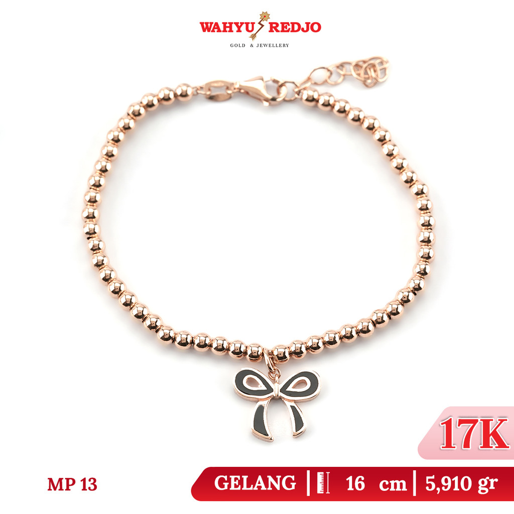 Gelang Emas 17K Rosegold Wahyu Redjo GL-17-31737789-PMR