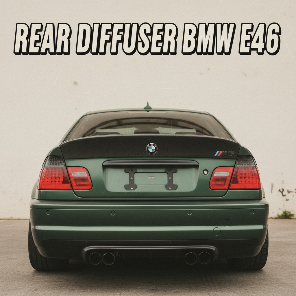 DIFFUSER BMW E46 M3 BODYKIT BMW E46 BUMPER BEMPER