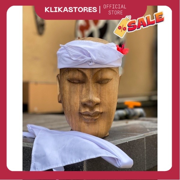 UDENG PUTIH NAYAH | UDENG HITAM | PAKAIAN ADAT BALI | BUSANA ADAT BALI | UDENG JADI KUPU-KUPU GARNIS