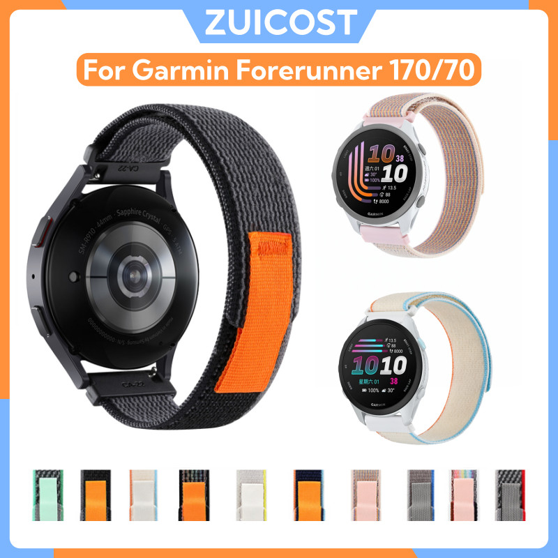 Strap for Garmin Forerunner 170/70  Loop Nylon 20mm Tali Pengganti Garmin Forerunner 170/70 Bracelet