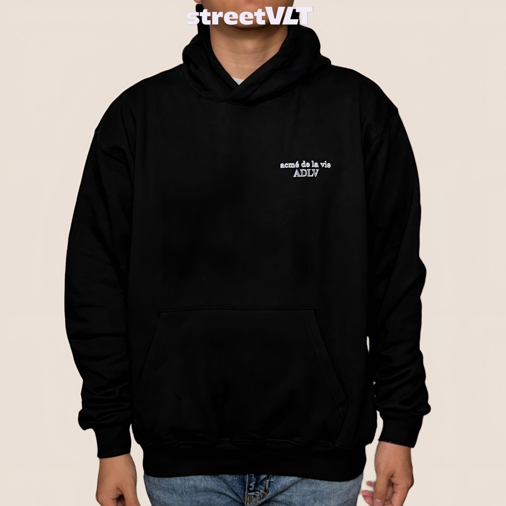 ADLV Border Line Basic Logo Hoodie Acme De La Vie Original