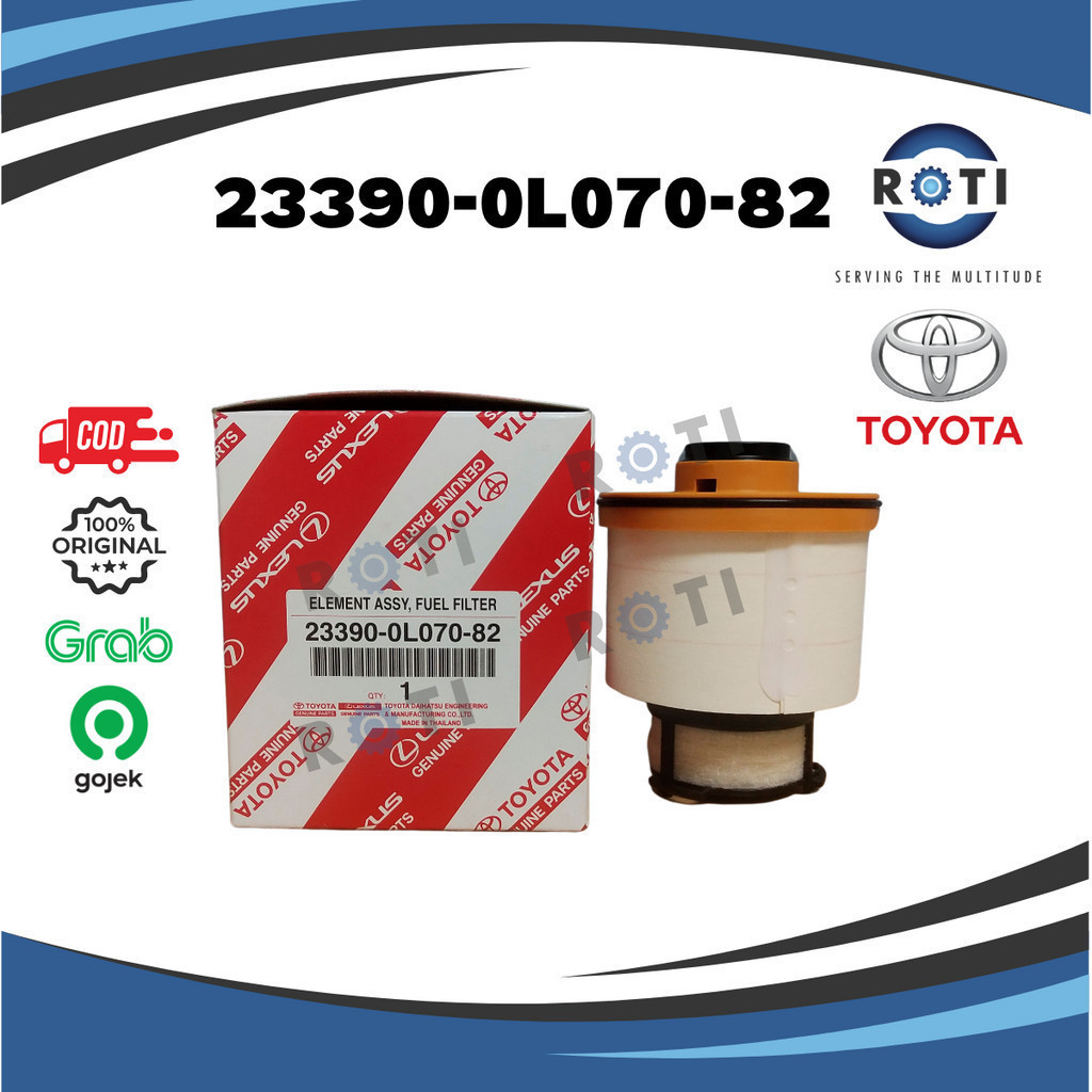 TOYOTA FILTER SOLAR INNOVA 23390-0L070-82 GENUINE