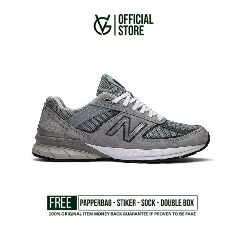 Sepatu Sneakers New Balance 990 V5 Grey Original Authentic Unisex