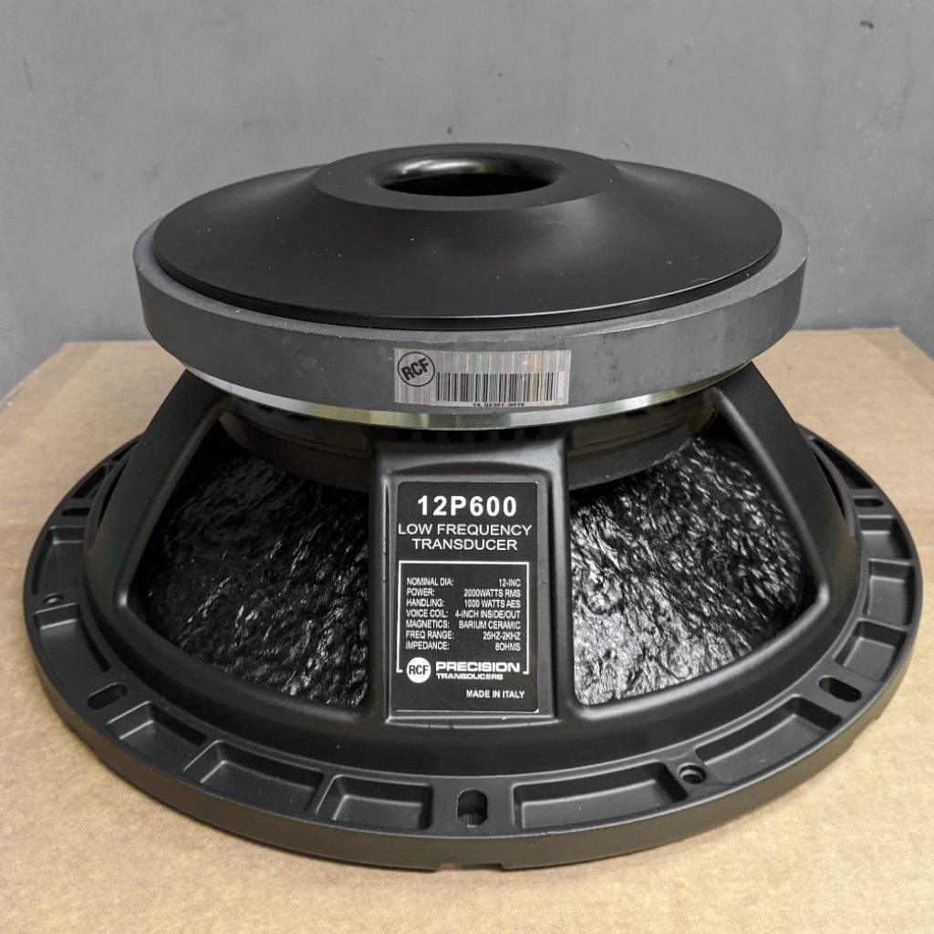 speaker 12 inch RCF 12P600 VC 4 IN ORIGINAL / speaker rcf 12p600 original vc 4 in