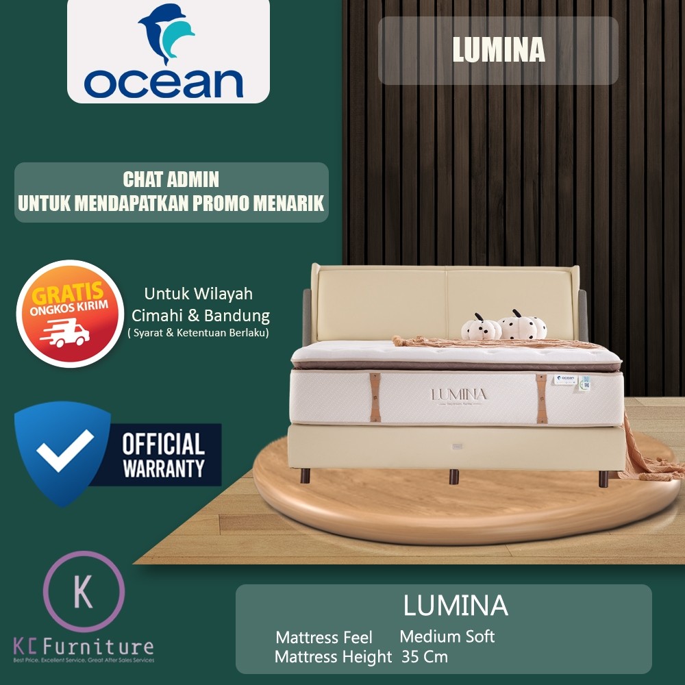 ( PROMO ) Kasur Springbed Ocean - Lumina ( Full Set / Matrass Saja )