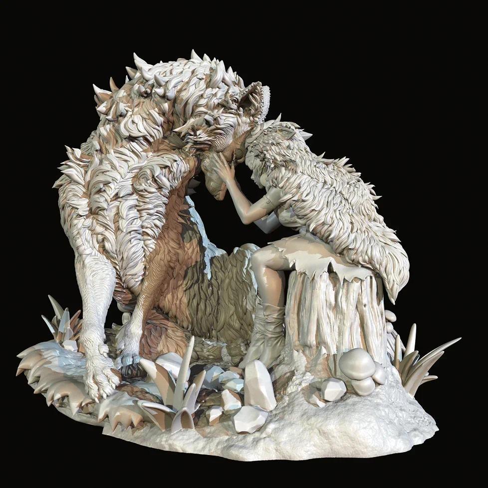 Overall heights 50mm 70mm 90mm Resin model kits figure beauty colorless and self-assembled 3D Printi