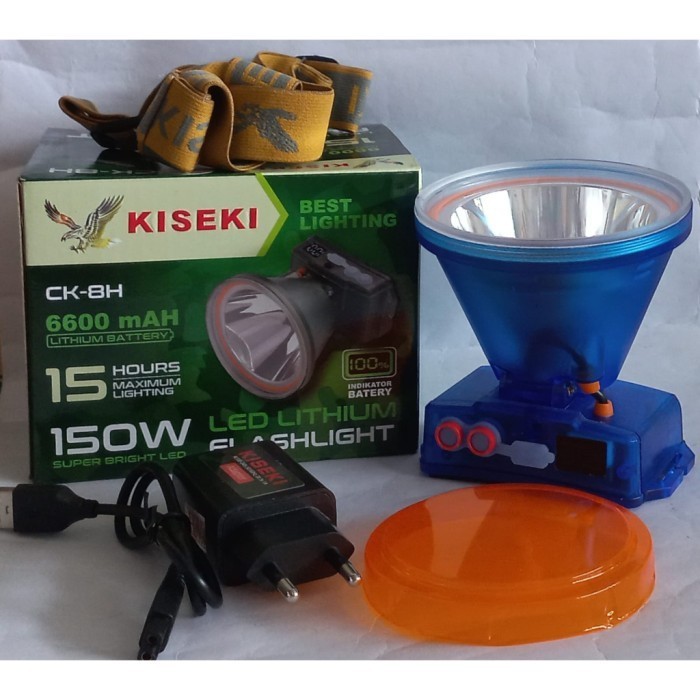 CH-8H Kiseki Senter Kepala CK 8H 150w Senter ANTI AIR Headlamp Super