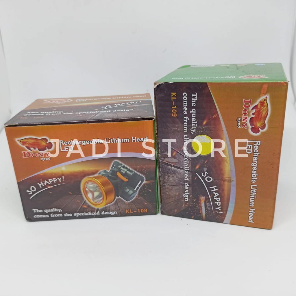 DONY KL-109 Senter Kepala Head Lamp Light Dony KL-09 KL109 KL 109 LED Original 5W Dimmer Putar Tombo